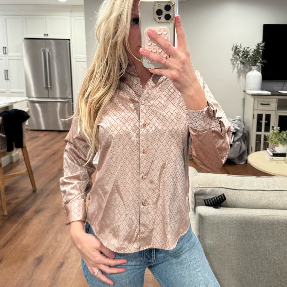 Foxcroft Button Up  Size 6P